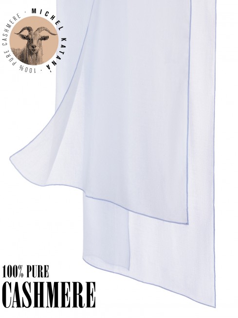 Палантин Унисекс Jq.CASH40_24-JAQUARD-1/AQU